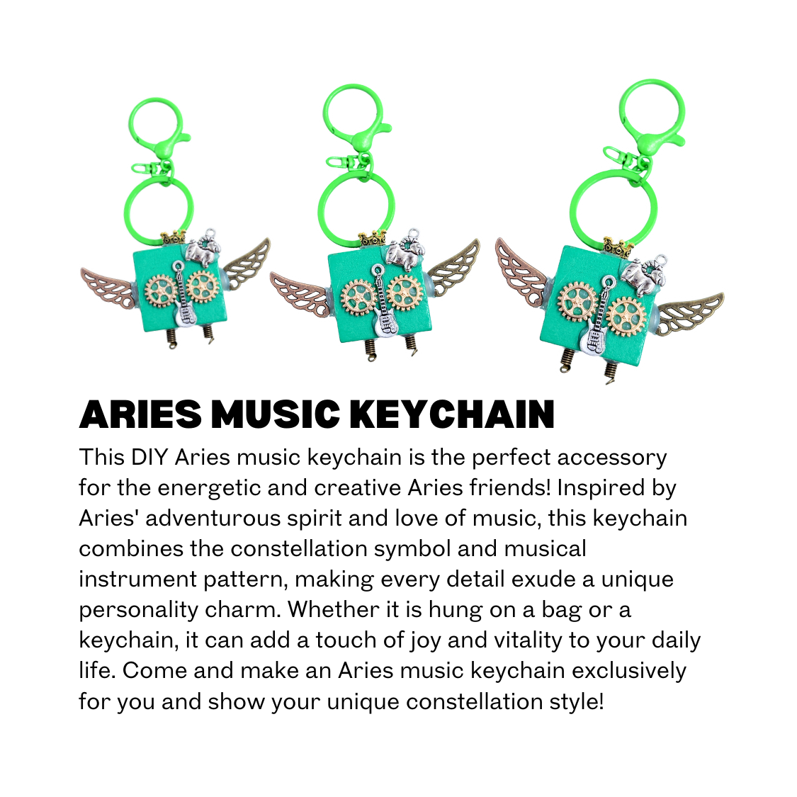 ARIES MUSIC KEYCHAIN