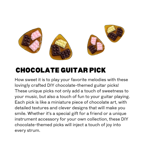 CHOCOLATE GUITAR PICK