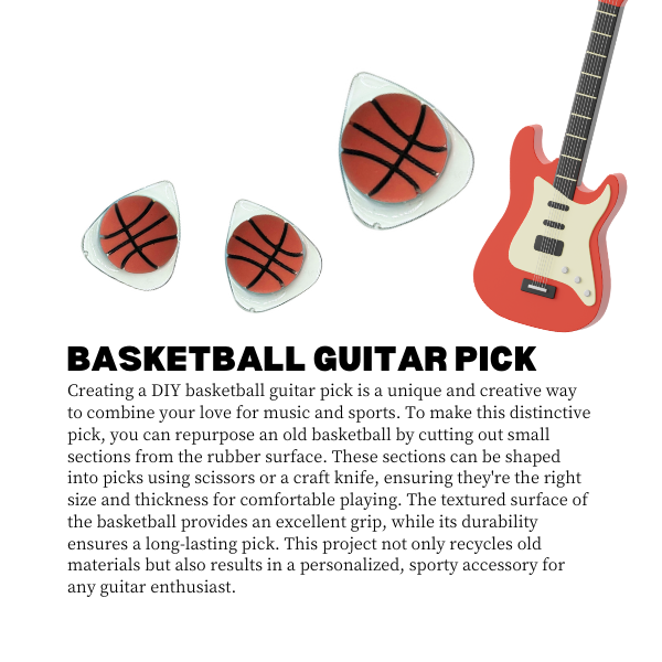 BASKETBALL GUITAR PICK