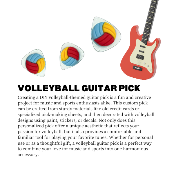 VOLLEYBALL GUITAR PICK