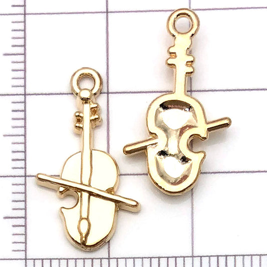Z1089 GOLD VIOLIN
