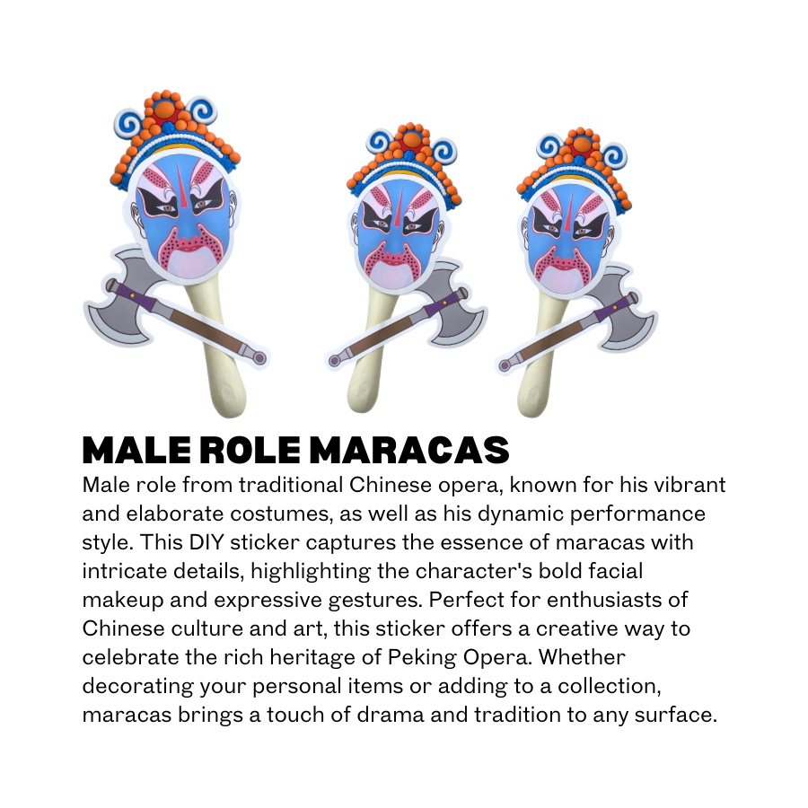 MALE ROLE MARACAS
