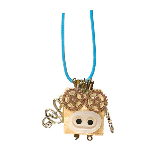 PIGGY ROBOT NECKLACE