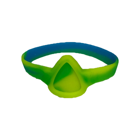 GREEN SILICONE PICK BRACELET