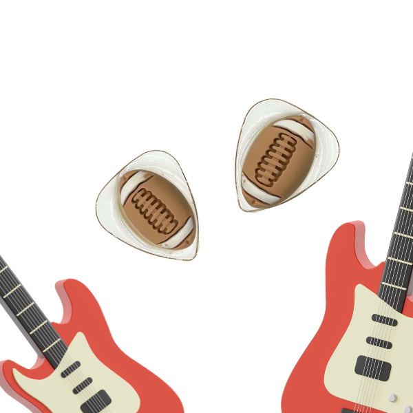 FOOTBALL GUITAR PICK