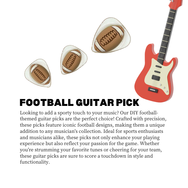 FOOTBALL GUITAR PICK